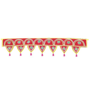 3.3 ft Door Jhalar - Red