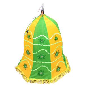 18 inch Cotton Bell Hanging Lamp - Yellow Green