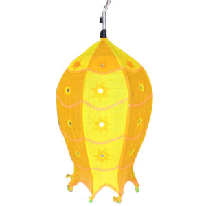 20 inch Cotton Dolphin Hanging Lamp - Orange Yellow