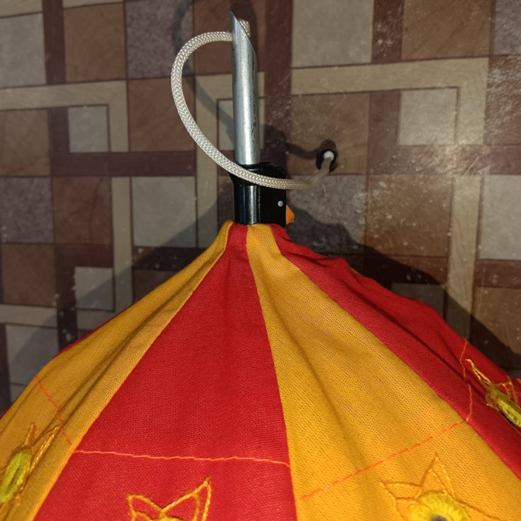 20 inch Cotton Dolphin Hanging Lamp - Red Yellow