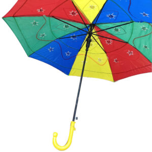 Pipili Applique Cotton Waterproof Umbrella - Multi Colour
