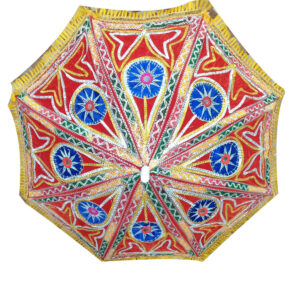Velvet Decorative Umbrella - Multi Colour