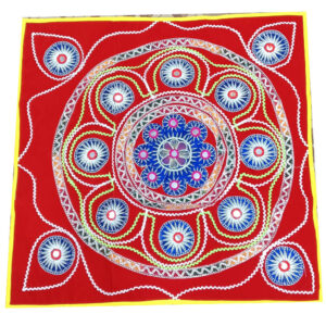 2.5 × 2.5 ft Velvet Flower - 80% Handcrafted, 20% Machine